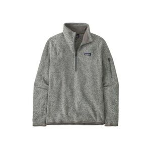 Patagonia Gray Fleece Quarter-Zip Pullover
